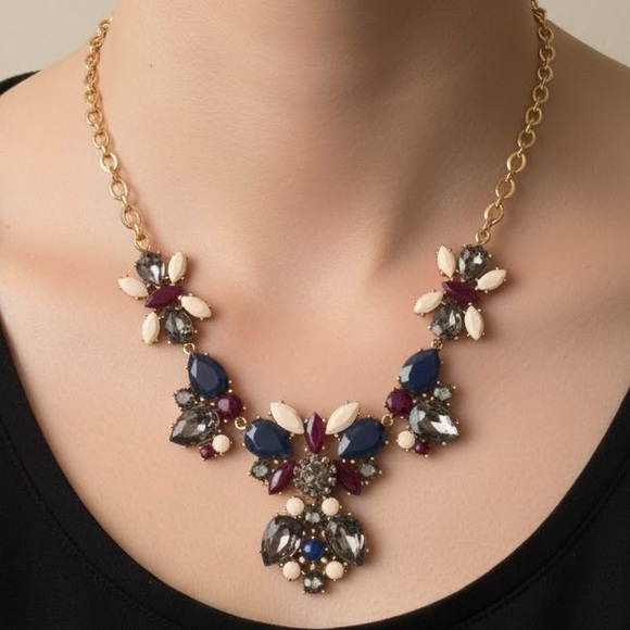 J. Crew Jewelry - J. Crew BRÛLÉE Statement Necklace Embellished